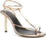Lanvin Sequence 110mm leather sandals Gold - Thumbnail 2