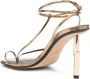 Lanvin Sequence 110mm leather sandals Gold - Thumbnail 3