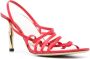 Lanvin Sequence 70mm leather sandals Red - Thumbnail 2