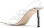 Lanvin Sequence 70mm leather sandals White - Thumbnail 3