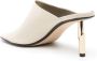 Lanvin Sequence 75mm leather mules Neutrals - Thumbnail 3