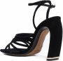 Lanvin square-toe suede heeled sandals Black - Thumbnail 3