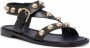 Lanvin studded cross-over strap sandals Black - Thumbnail 2