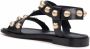 Lanvin studded cross-over strap sandals Black - Thumbnail 3