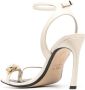 Lanvin Swing 105mm embellished leather sandals Neutrals - Thumbnail 3