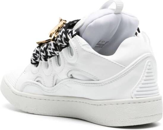 Lanvin x Future Curb leather sneakers White