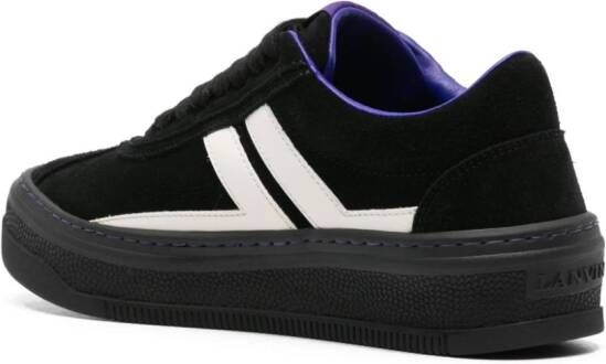 Lanvin x Future panelled suede sneakers Black