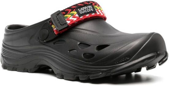 Lanvin x Suicoke Mok Curb slippers Black