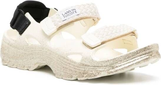 Lanvin x Suicoke Wake Curb sandals Neutrals