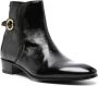 Lardini crinkled leather boots Black - Thumbnail 2