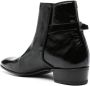 Lardini crinkled leather boots Black - Thumbnail 3
