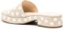 Larroude floral-embroidered 45mm mules Neutrals - Thumbnail 3