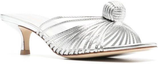 Larroude Valerie XX sandals Silver