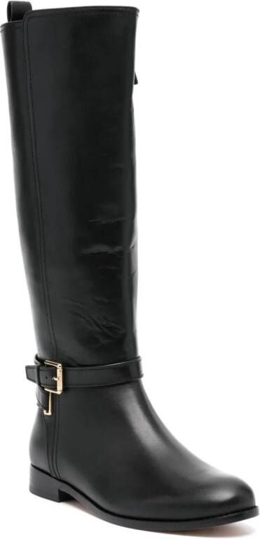 Lauren Ralph Lauren Blayke leather knee-high boots Black