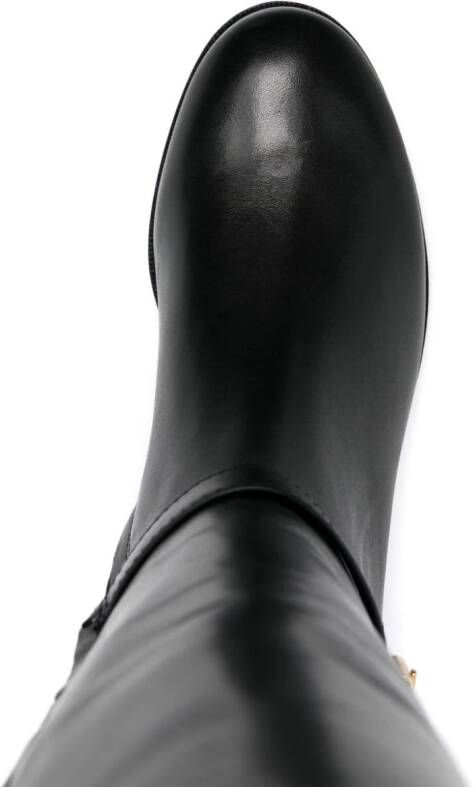 Lauren Ralph Lauren Blayke leather knee-high boots Black