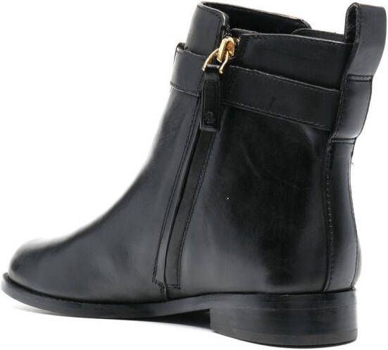 Lauren Ralph Lauren Briele leather ankle boots Black