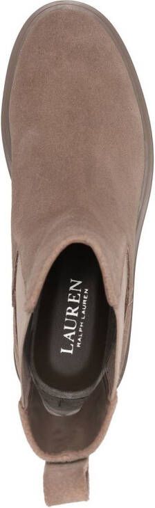 Lauren Ralph Lauren Corinne leather ankle boots Brown