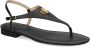 Lauren Ralph Lauren Ellington leather thong sandals Black - Thumbnail 2