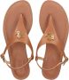 Lauren Ralph Lauren Ellington leather thong sandals Brown - Thumbnail 4