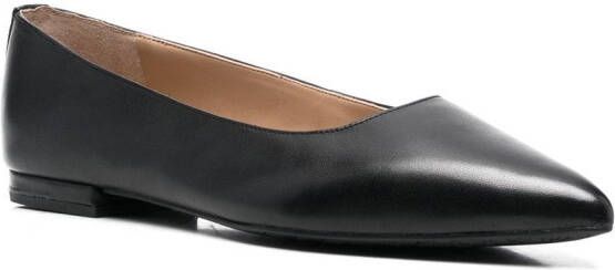 Lauren Ralph Lauren Londyn pointed-toe ballerina shoes Black