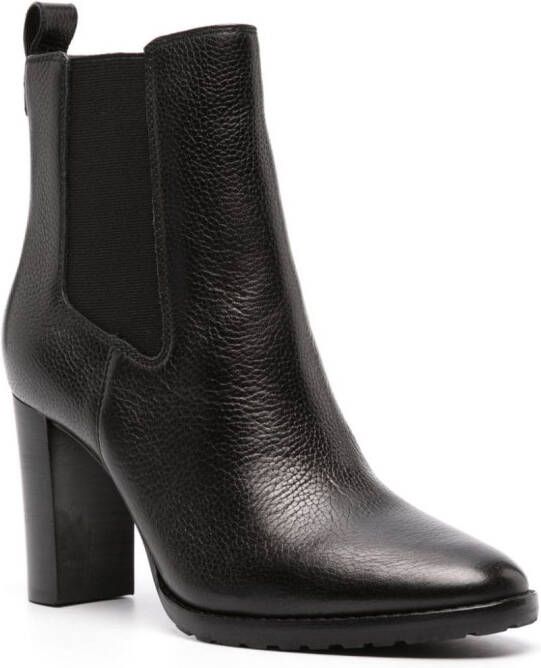 Lauren Ralph Lauren Mylah 85mm leather ankle boots Black