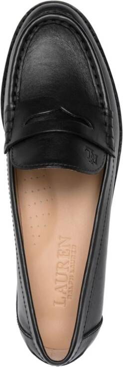 Lauren Ralph Lauren Wren 40mm almond-toe loafers Black