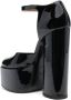 Laurence Dacade 150mm patent-leather platform sandals Black - Thumbnail 3