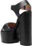 Laurence Dacade 155mm leather platform sandals Black - Thumbnail 3