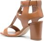 Laurence Dacade 850mm heeled T-bar sandals Brown - Thumbnail 3