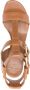 Laurence Dacade 850mm heeled T-bar sandals Brown - Thumbnail 4