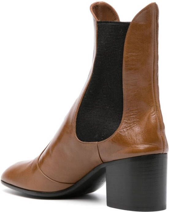 Laurence Dacade Angie 55mm leather ankle boots Brown