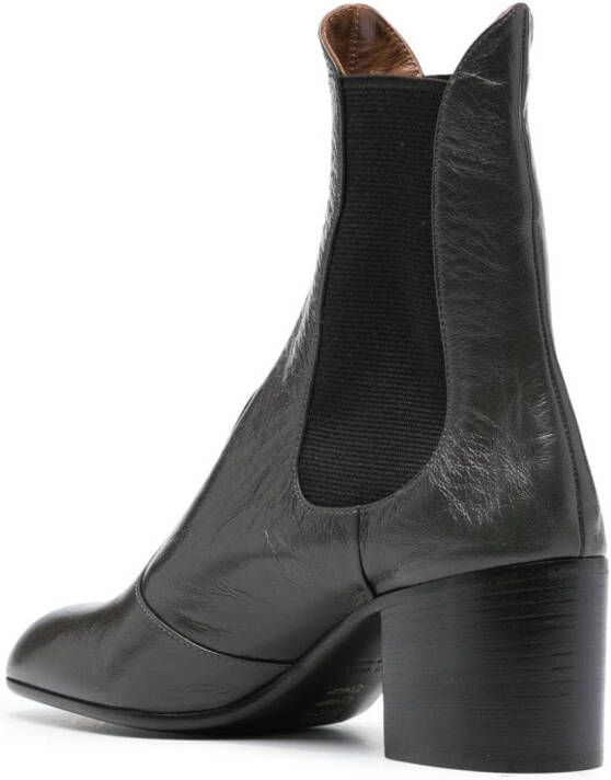 Laurence Dacade Angie 60mm leather ankle boots Grey