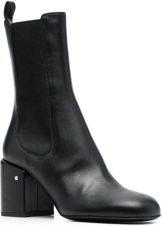 Laurence Dacade block-heel calf-leather boots Black