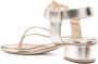 Laurence Dacade Bosphore metallic leather sandals Gold - Thumbnail 3