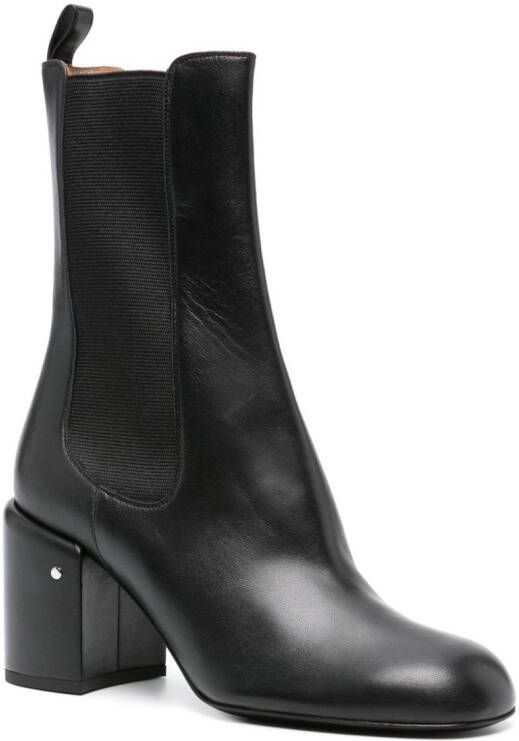 Laurence Dacade Ellen 80mm leather boots Black