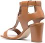 Laurence Dacade Helie buckled leather sandals Brown - Thumbnail 3