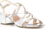 Laurence Dacade Janet 55mm leather sandals Silver - Thumbnail 2