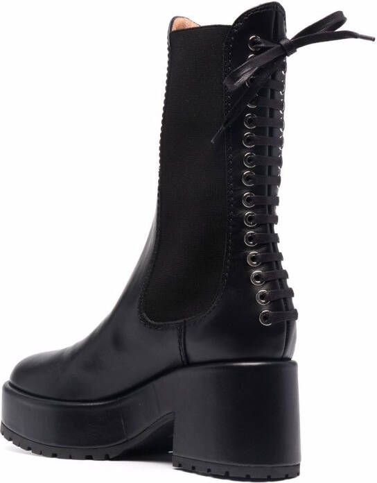 Laurence Dacade lace-up ankle boots Black