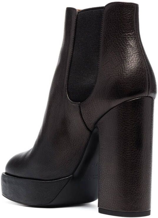 Laurence Dacade Rosa leather ankle boots Black