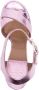 Laurence Dacade Rosange 125mm metallic sandals Pink - Thumbnail 4