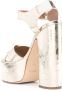 Laurence Dacade Rosella 150mm laminated leather sandals Gold - Thumbnail 3