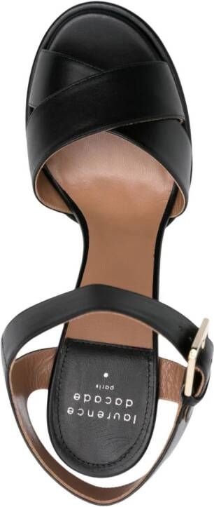 Laurence Dacade Rosella 150mm leather sandals Black