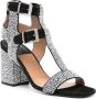 Laurence Dacade Sandra 90mm crystal-embellished sandals Black - Thumbnail 2