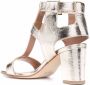 Laurence Dacade T-bar strap 70mm leather sandals Gold - Thumbnail 3