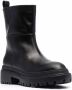 L'Autre Chose ankle-length leather boots Black - Thumbnail 2
