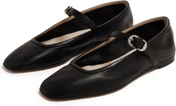 Le Monde Beryl buckle-fastening leather Mary Janes Black