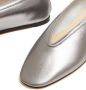 Le Monde Beryl Luna leather ballerina shoes Silver - Thumbnail 5