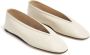 Le Monde Beryl Luna leather ballerina shoes White - Thumbnail 2