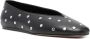 Le Monde Beryl Luna stud-embellished leather ballerina shoes Black - Thumbnail 2