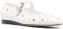 Le Monde Beryl Mary Jane studded ballerina shoes White - Thumbnail 2